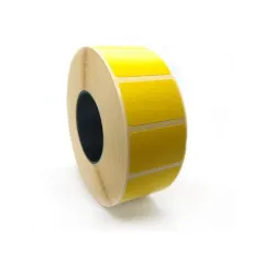 O'z-o'zidan yopishuvchi termoqog'oz 30x20 mm, sariq, yorliq